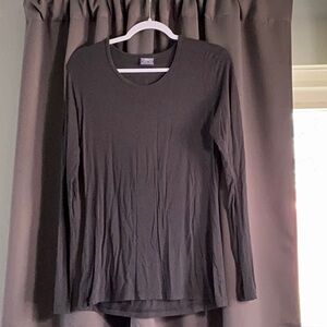 Cherokee Gray Fitted Long Sleeve T-Shirt